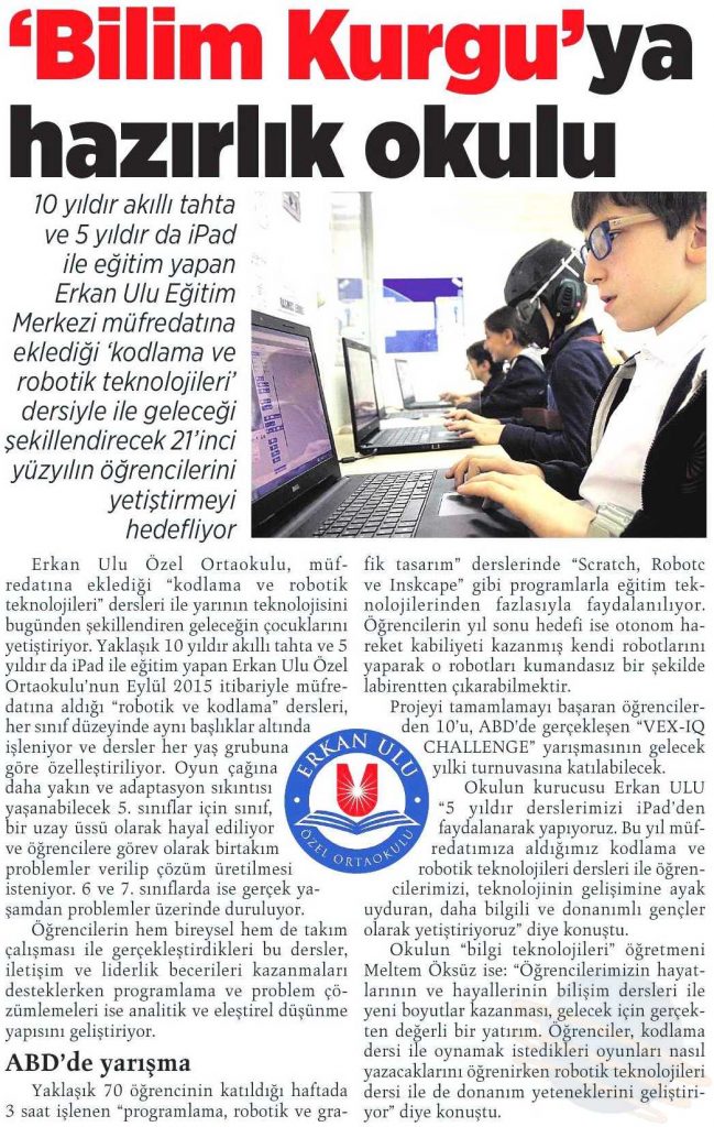 Milliyet Gazetesi - 25 Şubat 2016